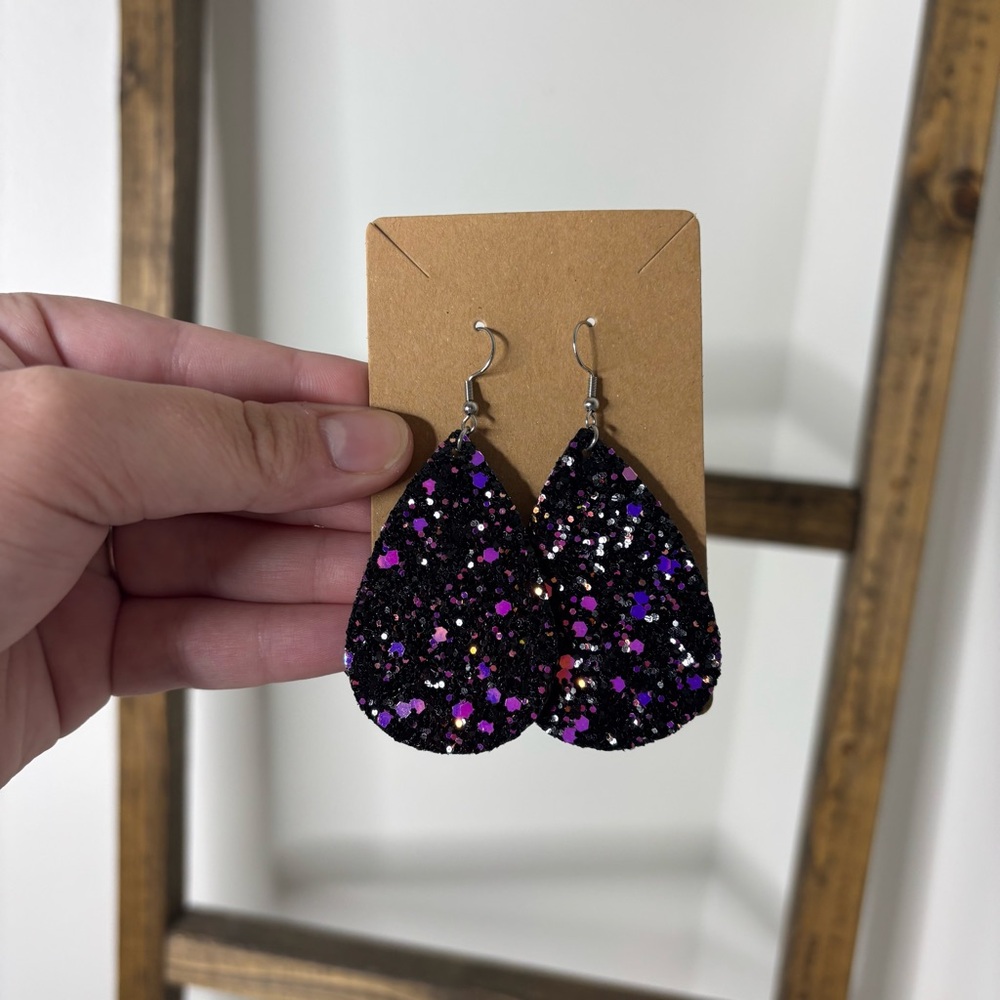 Sparkling Teardrop Earrings